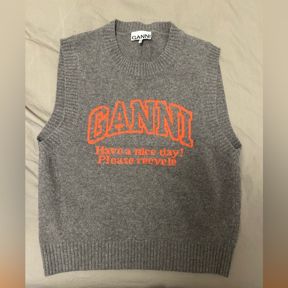 Ganni sweater vest